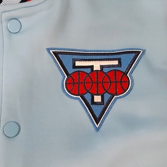 BIG 3 Ice Cube Triplets Blue Red Warm-Up Jacket / Pants Suit, Snap-Button L-XL - Picture 3 of 16